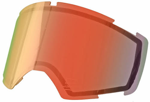 I/S Eyewear Replacement Anti-Fog Dual Lens, Fire Orange Mirror