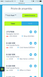 ViaTrack app - náhled