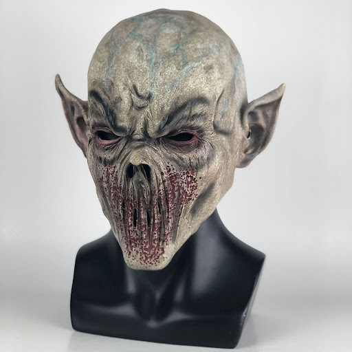 Title 4, Horror Bloody Zombie Mouthless Mask Perfect for...