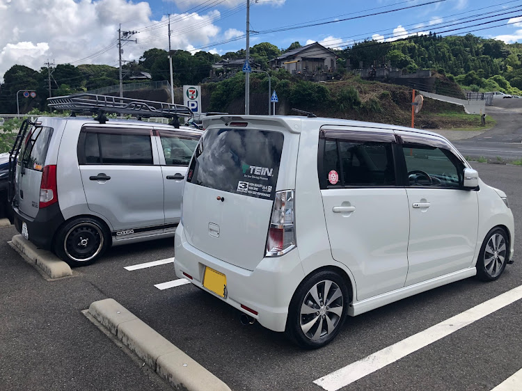 AZ-ワゴンのワゴンR・AZワゴン・佐世保・盆休み・オフ会（笑）に関するカスタム事例の投稿画像2枚目