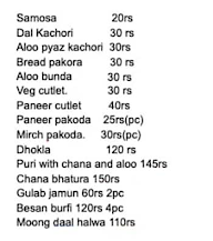 Crust & Crumb's menu 1