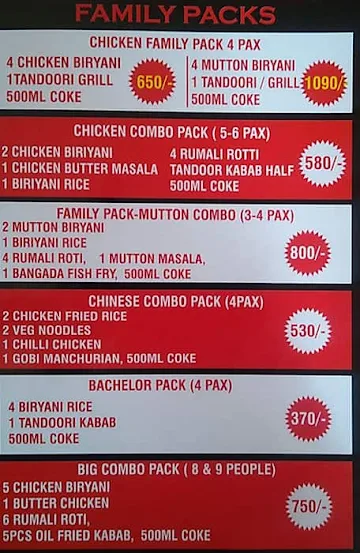 Muskan Multi Kitchen Restaurant menu 