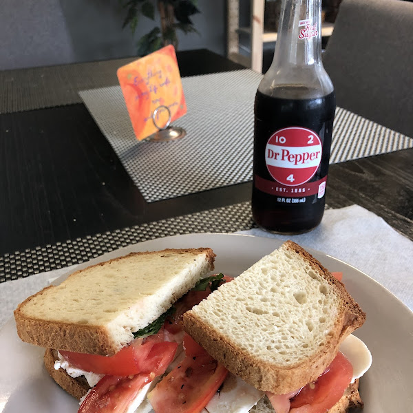 Caprese sandwich is super fresh and delicious! One of the best Caprese sandwiches I've ever had. Ratios are perfect!