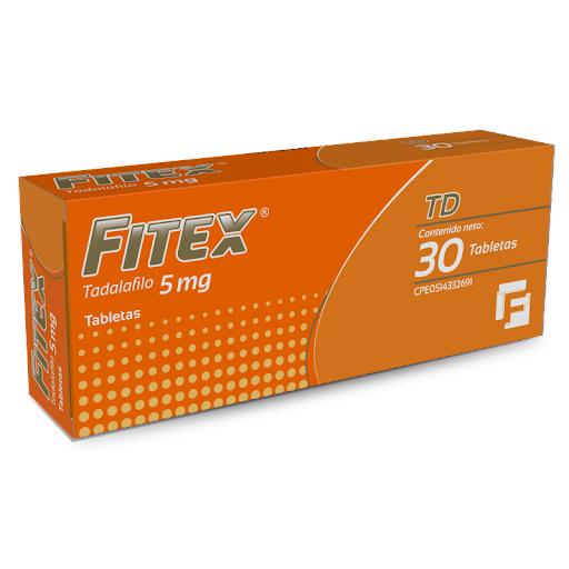 Tadalafilo 5mg Fitex Caja x 30 Tabletas  