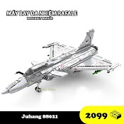 Đồ Chơi Lắp Ráp Máy Bay Đa Nhiệm Rafale, Juhang 88021 Fighter Craft, Xếp Hình Thông Minh, Mô Hình Máy Bay