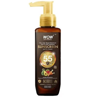 Wow Skin Science Wow Sunscreen Matte Finish (100 Ml)