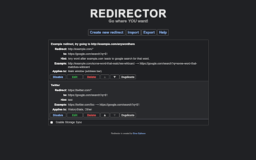 Redirector