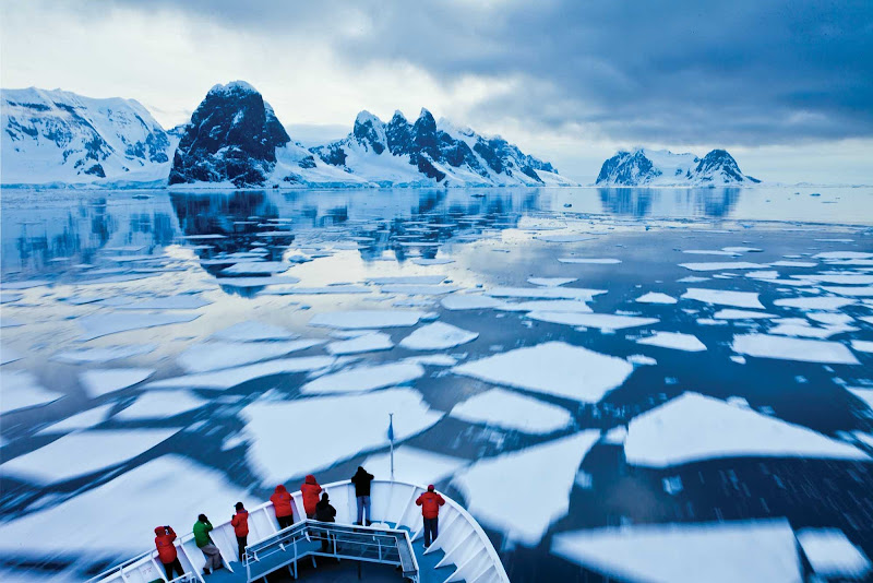  Get incredible views of ice floes in the Lemaire Channel of Antarctica during a Lindblad expedition on National Geographic Explorer.