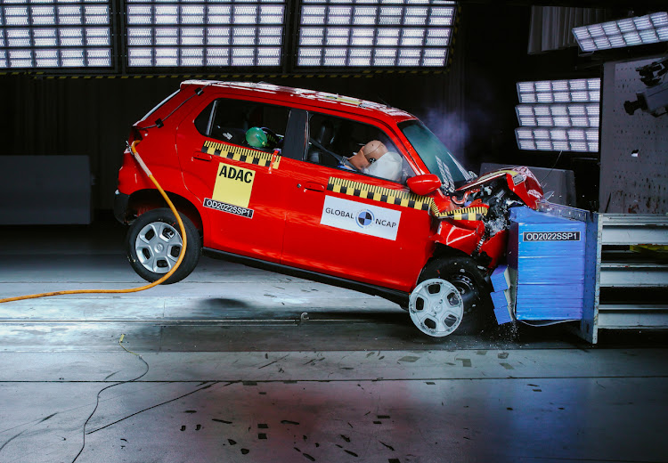 According to Global NCAP, SA versions of the Suzuki S-Presso score three stars for adult occupant protection and two stars for child occupant protection. Picture: SUPPLIED