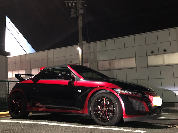 S660のコラボ・S660・Rosso cremisi・ピース・2018ベストショットに関するカスタム事例の投稿画像1枚目