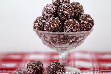Chocolate Raspberry Ice Cream Truffles