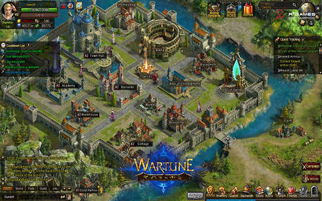 Wartune Chrome ウェブストア