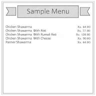 Shawarma Hut menu 1