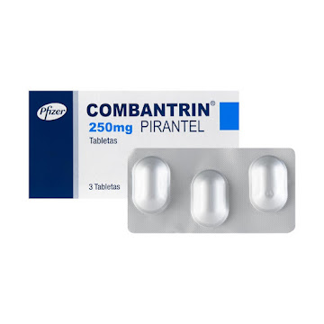 Combantrin Pirantel 250 mg Pfizer Caja x 3 Tabletas  