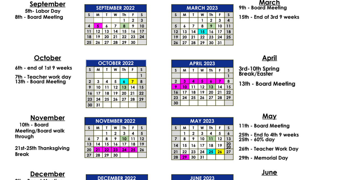 2022-2023 School Calendar.pdf - Google Drive