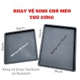 Khay Vệ Sinh Cho Chuồng Chó Mèo Thú Cưng