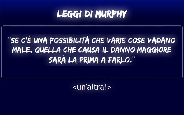 Leggi di Murphy chrome extension