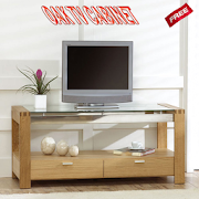 Oak Tv Cabinet  Icon