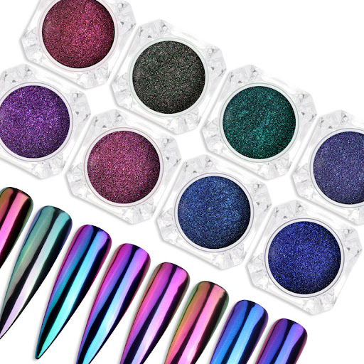 Title 5, Manicure plating mirror powder for brilliant ef...