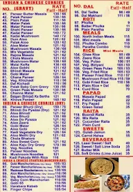Paratha Club menu 1