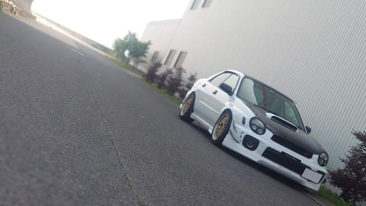 インプレッサ WRX STIの洗車‼仕事中にwww・MFゴーストに関するカスタム事例の投稿画像1枚目