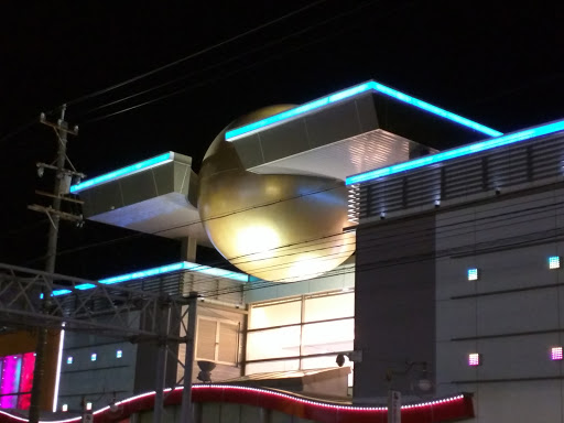 Golden Sphere Floating