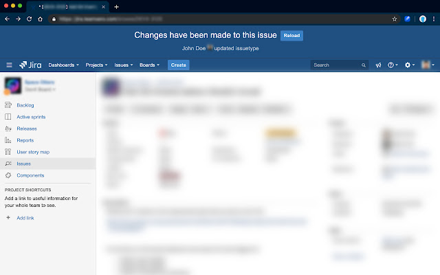 Jira Change Notifier chrome extension