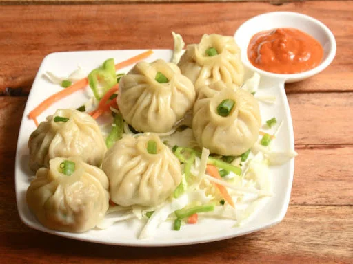 Veg Steamed Momos 8 Pcs