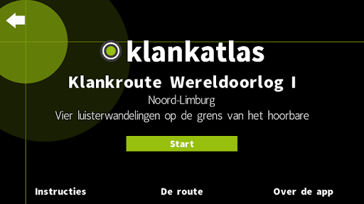 Klankroute Wereldoorlog I