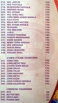 Sheetal Restaurant menu 4