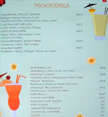 Coco's Grillz menu 