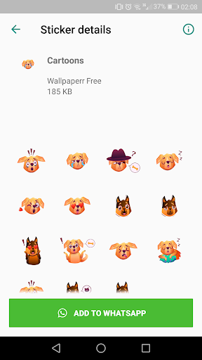 Cute Dog Stickers For WhatsApp - WAStickerApps