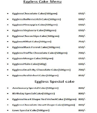 Cake Kohinoor menu 1