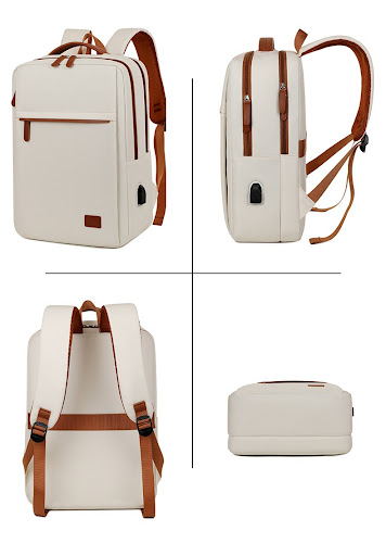 Title 18, Large Capacity Solid Color Oxford Cloth Backpac...