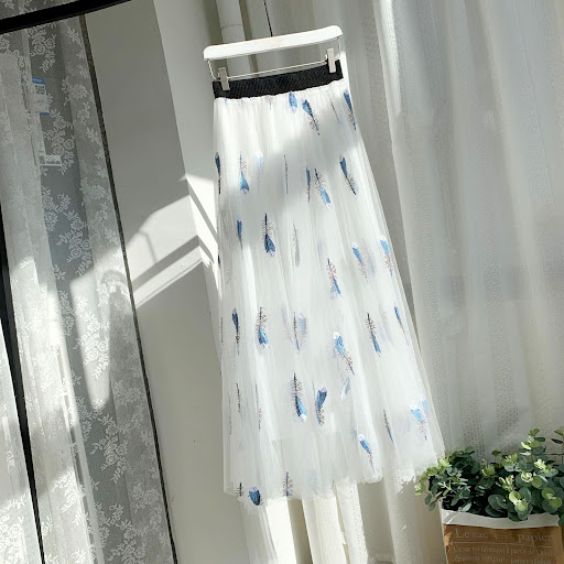 Title 6, Womens Midi Organza Skirt Fairy Dress An ether...