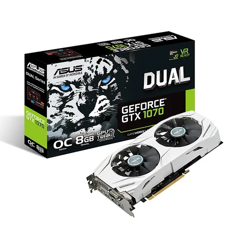 Card màn hình ASUS GeForce GTX 1070 8GB GDDR5 DUAL OC (DUAL-GTX1070-O8G)