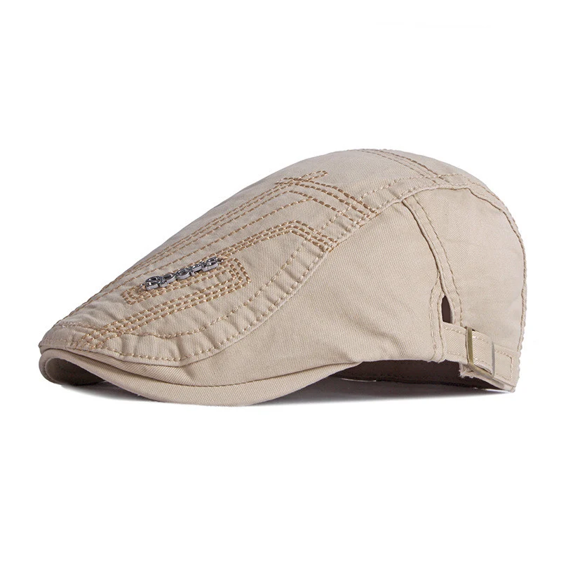 Béret en coton décontracté à la mode pour hommes