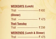 Rajdhani Thali Restaurant menu 1