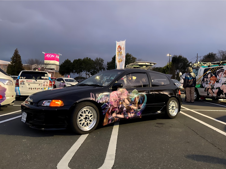 シビックの痛車・シモツマまちフェスに関するカスタム事例の投稿画像2枚目