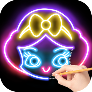 Download Draw Glow Princess For PC Windows and Mac