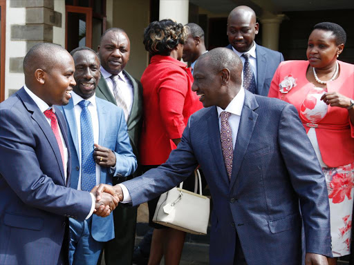 Nominated MP Gideon Keter with Deputy President WIlliam Ruto