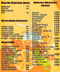 The Fresh Juice Bar menu 3