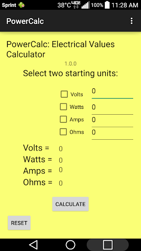 PowerCalc: Electric Calculator