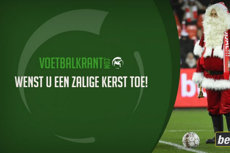 Een zalige en vrolijke Kerst van iedereen bij Voetbalkrant.com