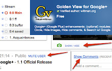 Golden View for Google+ small promo image