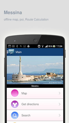 Messina Map offline