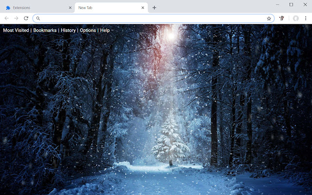 Winter Wallpapers HD Snow New Tab Theme