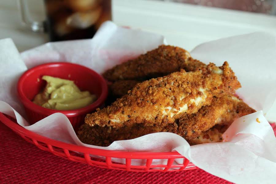 Healthy Oven Fried Chicken Strips Recipe | Just A Pinch Recipes