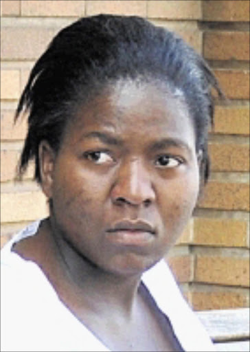 ACCUSED: Gabisile Khambule. 13/11/2008. © Sowetan. Pic. Vathiswa Ruselo.