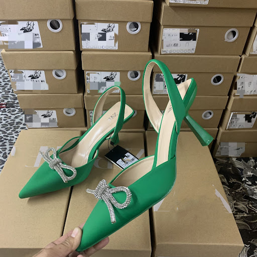 Title 5, Womens High Heel Pointed Toe Bow Sandals. Elev...